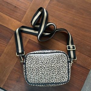 Anthropologie Leopard Print Crossbody